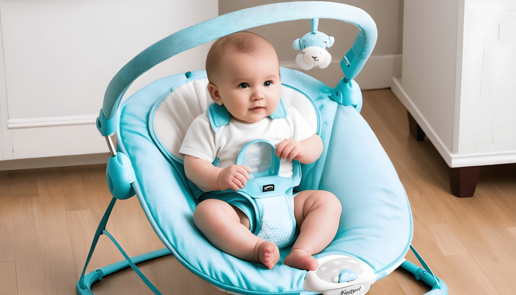 Are there any alternatives to using a baby swing for soothing or entertaining a baby?