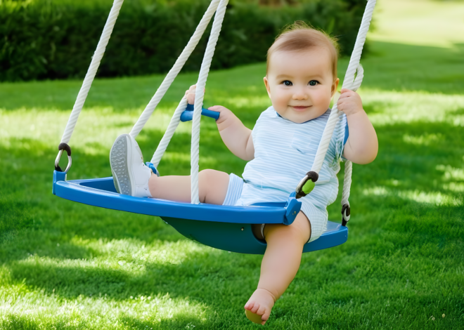 How long can a newborn stay in a swing?