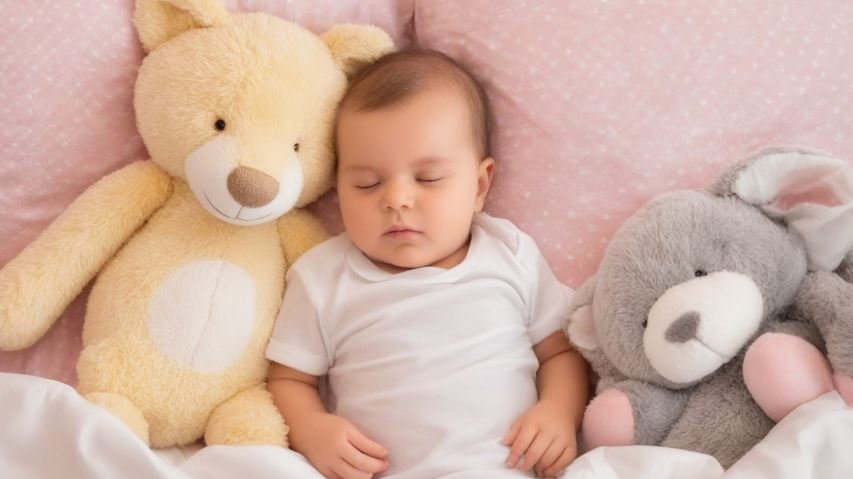 How do stuffed animals contribute to creating a sleep environment conducive to relaxation and restfulness?