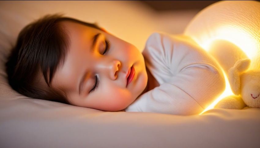 What are the potential benefits of using a night light in a newborn's room?